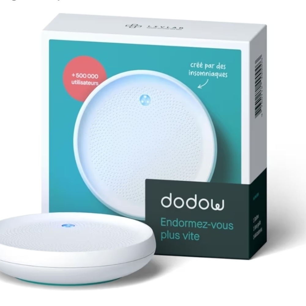 Dodow Sleep Aid Device V2 White Insomnia Light Metronome Sleep Trainer New